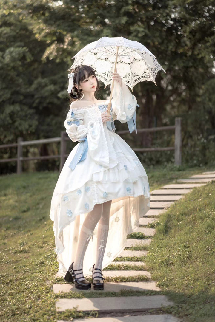 Fishing Boss~Winter Tinglan~Exquisite Lolita Princess Dress   