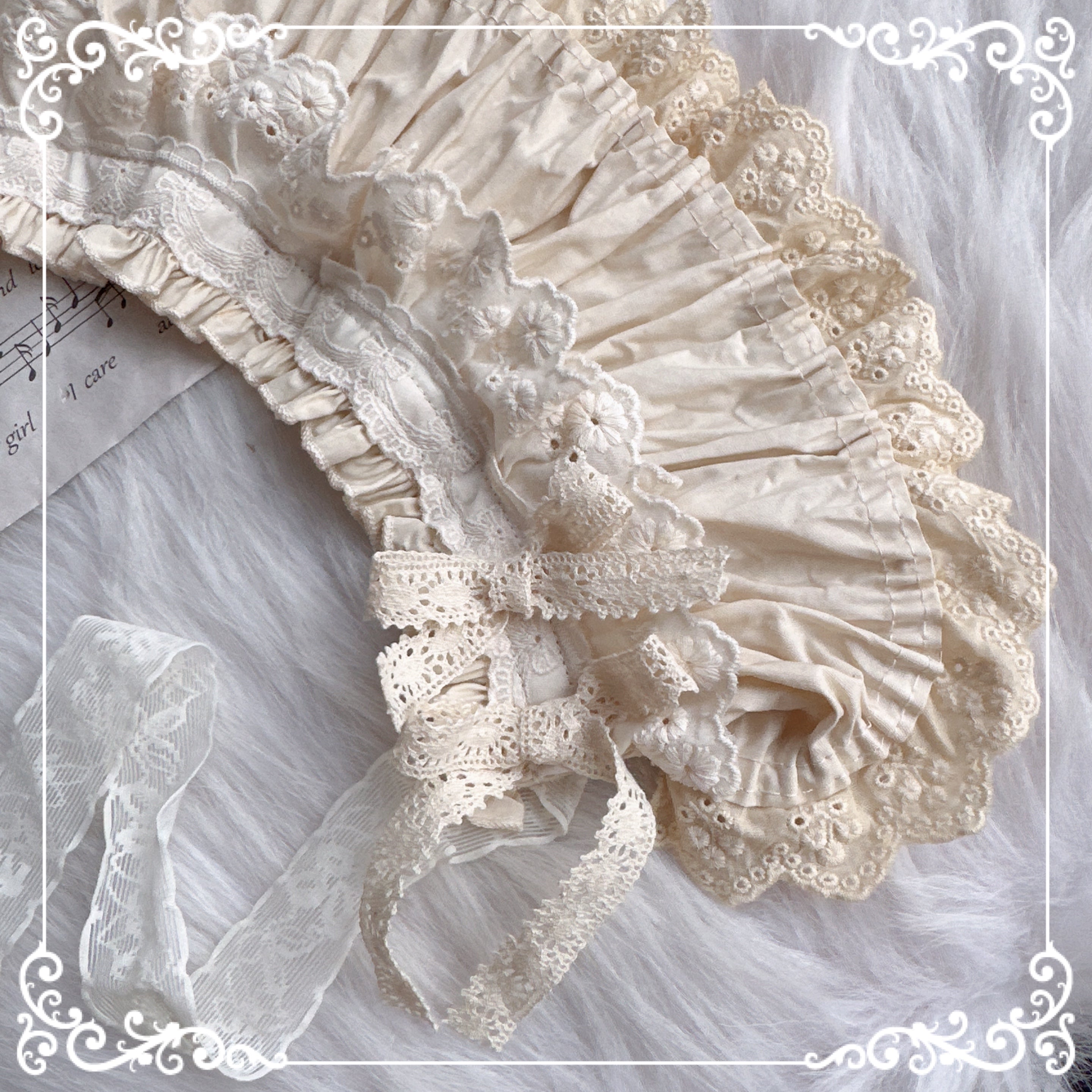 Chestnut Lolita~Lolita Kawaii Cotton BNT Hat 15782:217098