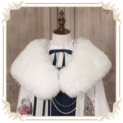 NyaNya~Wa Lolita Accessories Multicolors free size fake fur collar 
