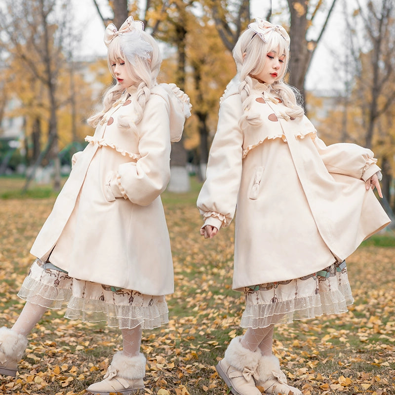 Fairy Cat~Sweet Lolita Coat Autumn and Winter Lolita Outwear 40582:666458