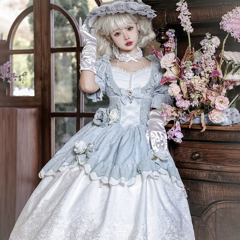 Rose Island~Fairytale Dance~Princess Lolita OP Halter Neckline Dress 40604:668334