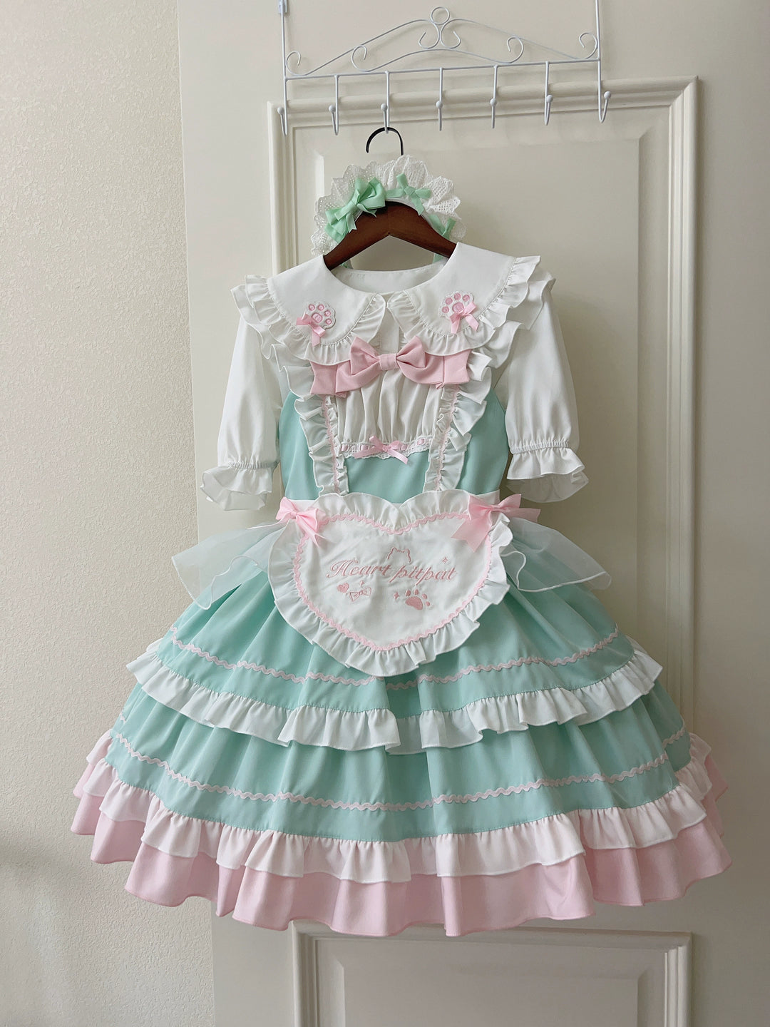 Sugar Girl~Cat Ear Tale~Sweet Lolita Jumper Dress Suspender Dress   