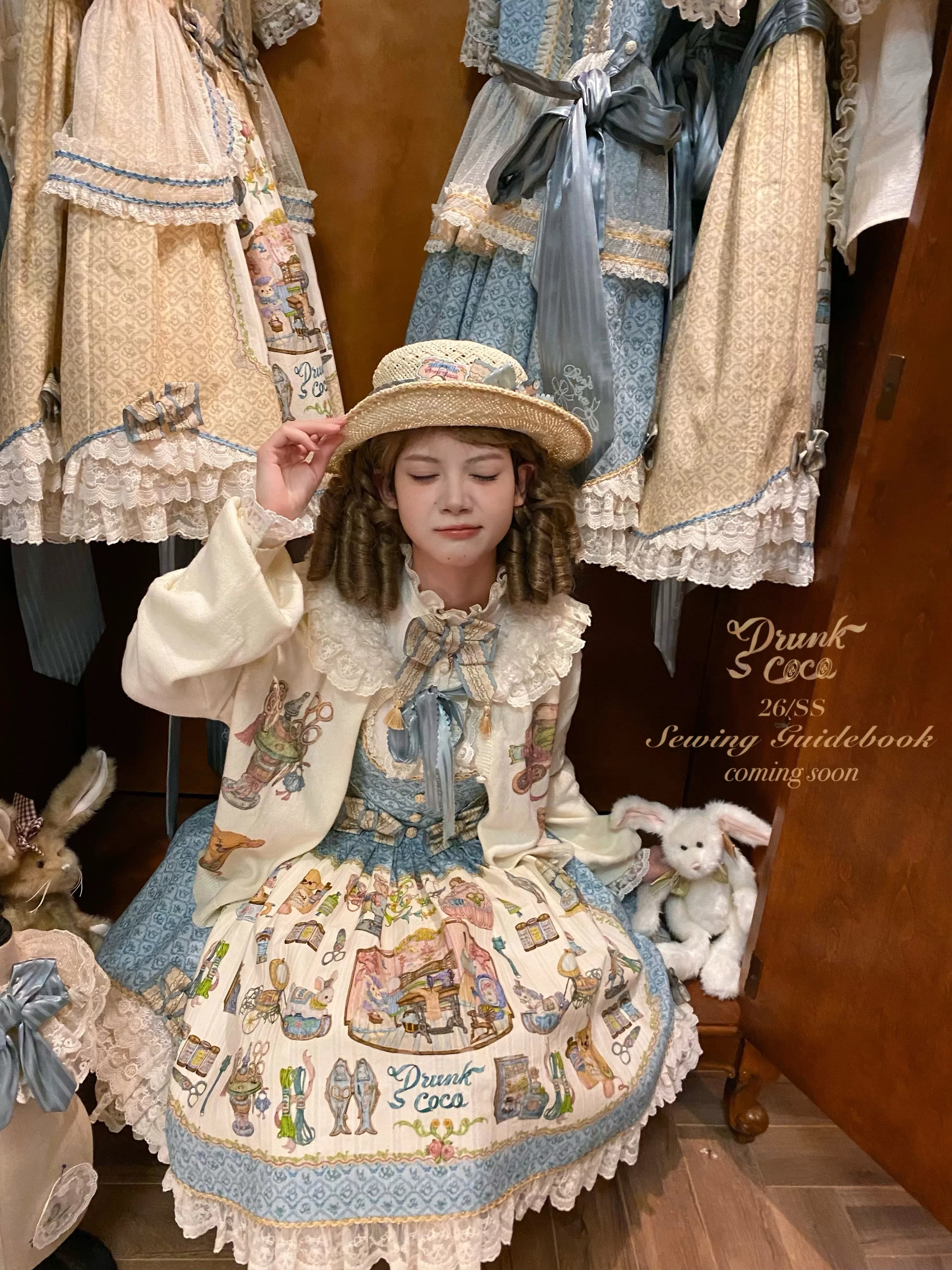 Sewing Guidebook - Printed Kawaii Lolita High Waist OP, Bust Supporting JSK