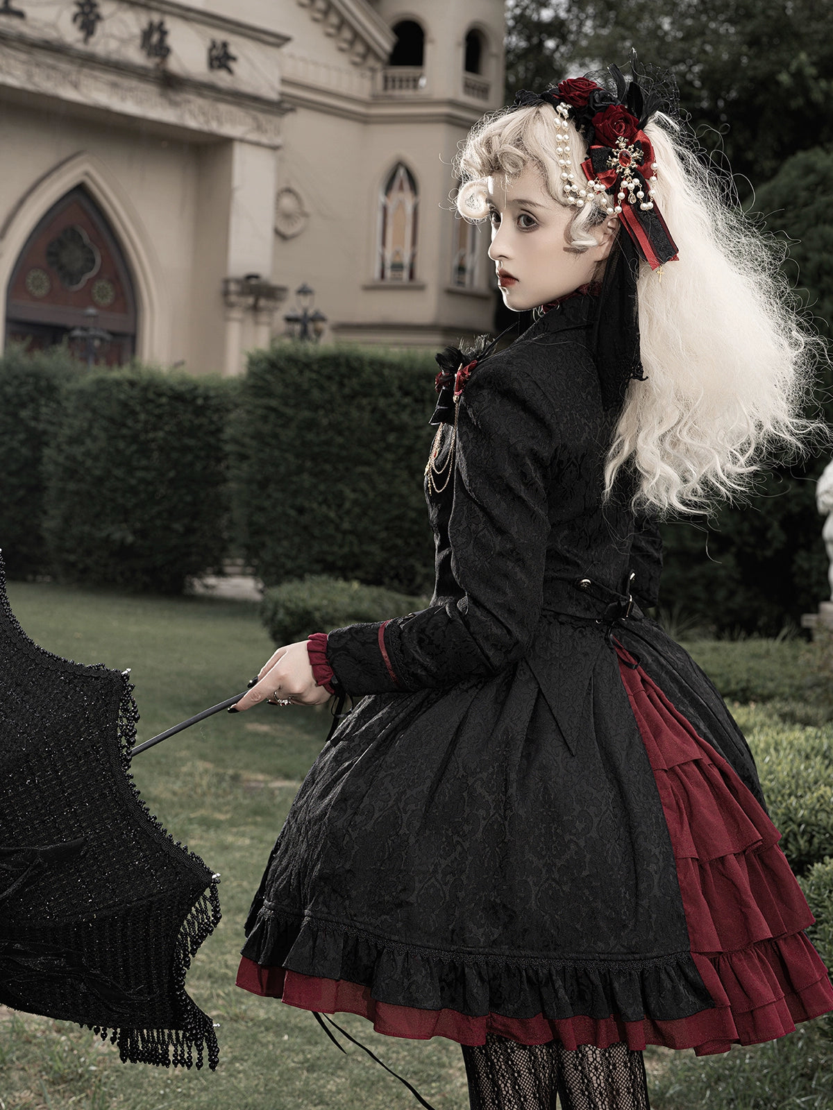 Luna Planetarium - Evil Fang - Gothic Lolita JSK Suit Ouji Lolita Shorts Suit