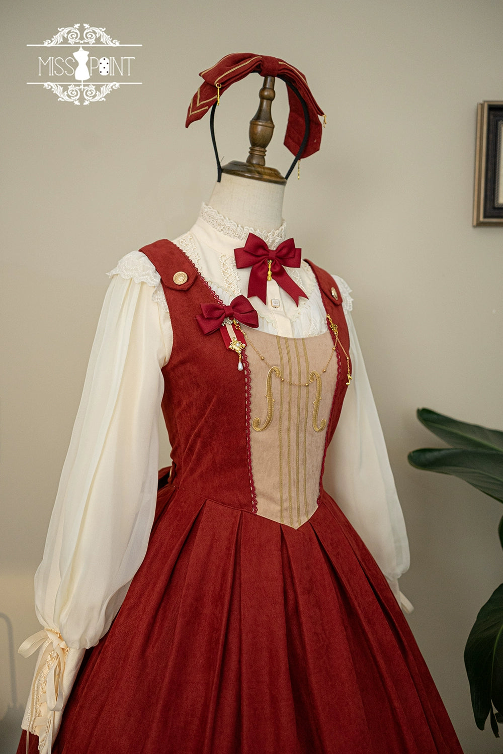 (BFM)Miss Point~Customized Lolita Jumper Dress~Elegant College Lolita JSK 32198:377418