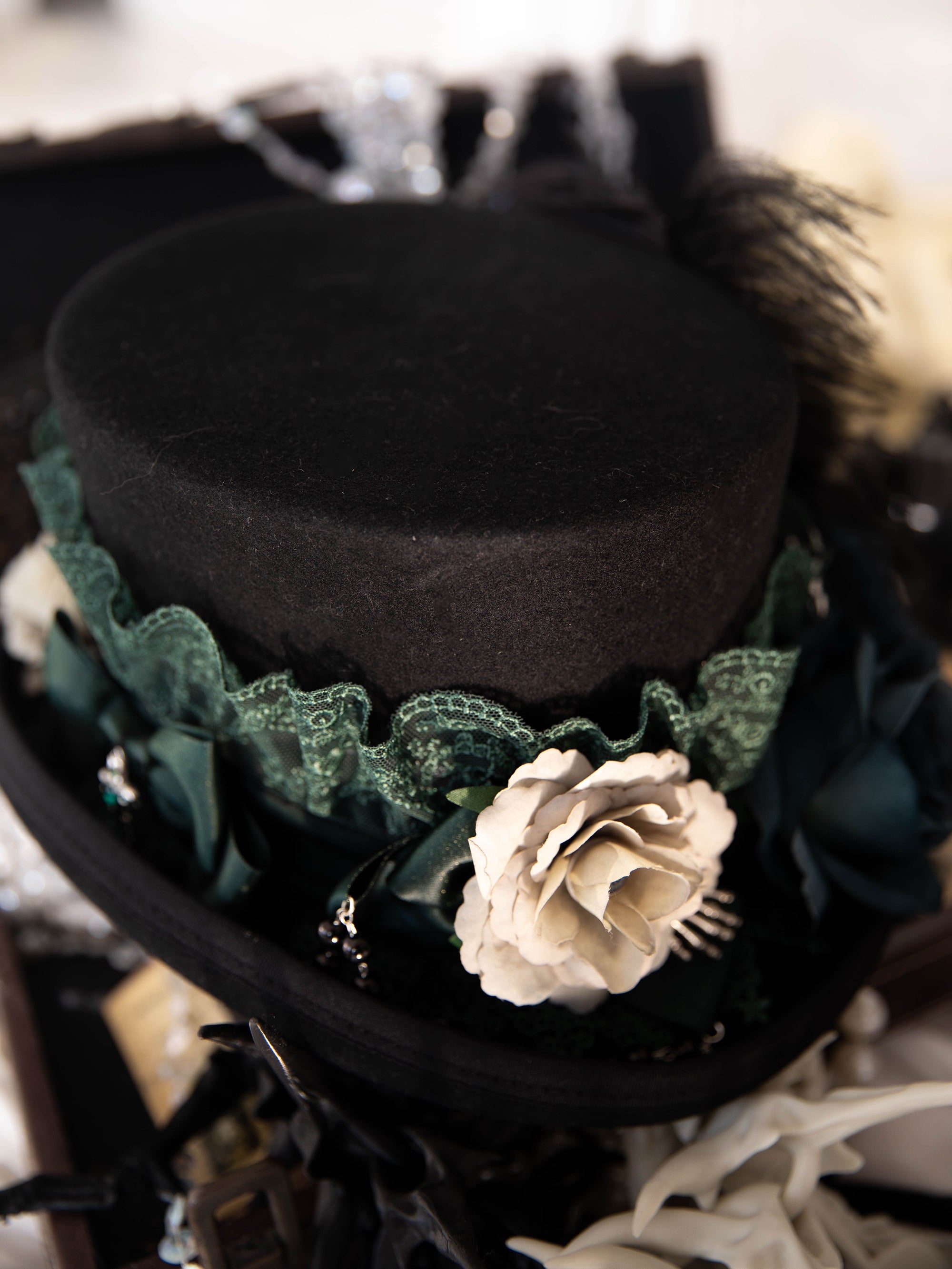 ZJstory~Dragon Bone Cemetery~Gothic Lolita JSK Set with Dragon and Snake Skeleton Embroidery (F L M S) 42699:749812