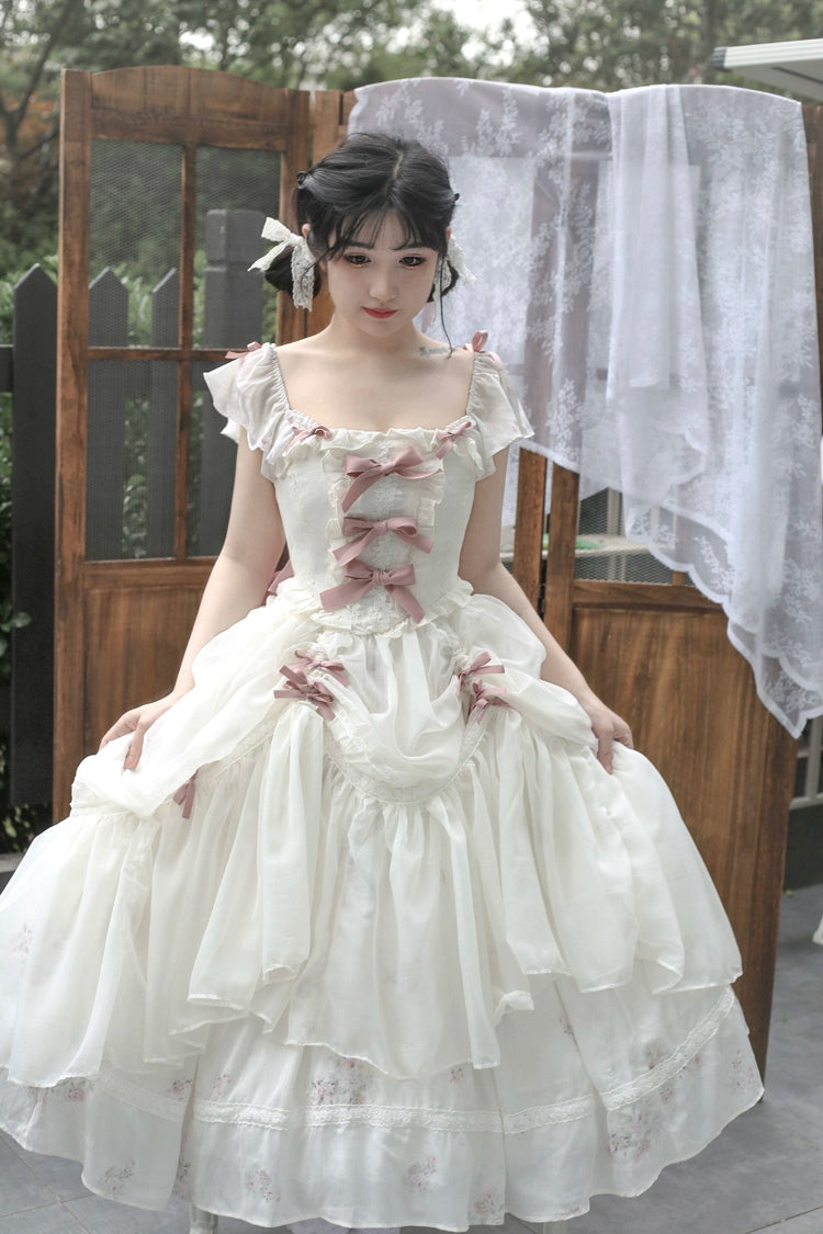 (Buyforme) Sweet Wood~Elegant Floral Sweet Lolita OP Corset Accessory 3804:697342