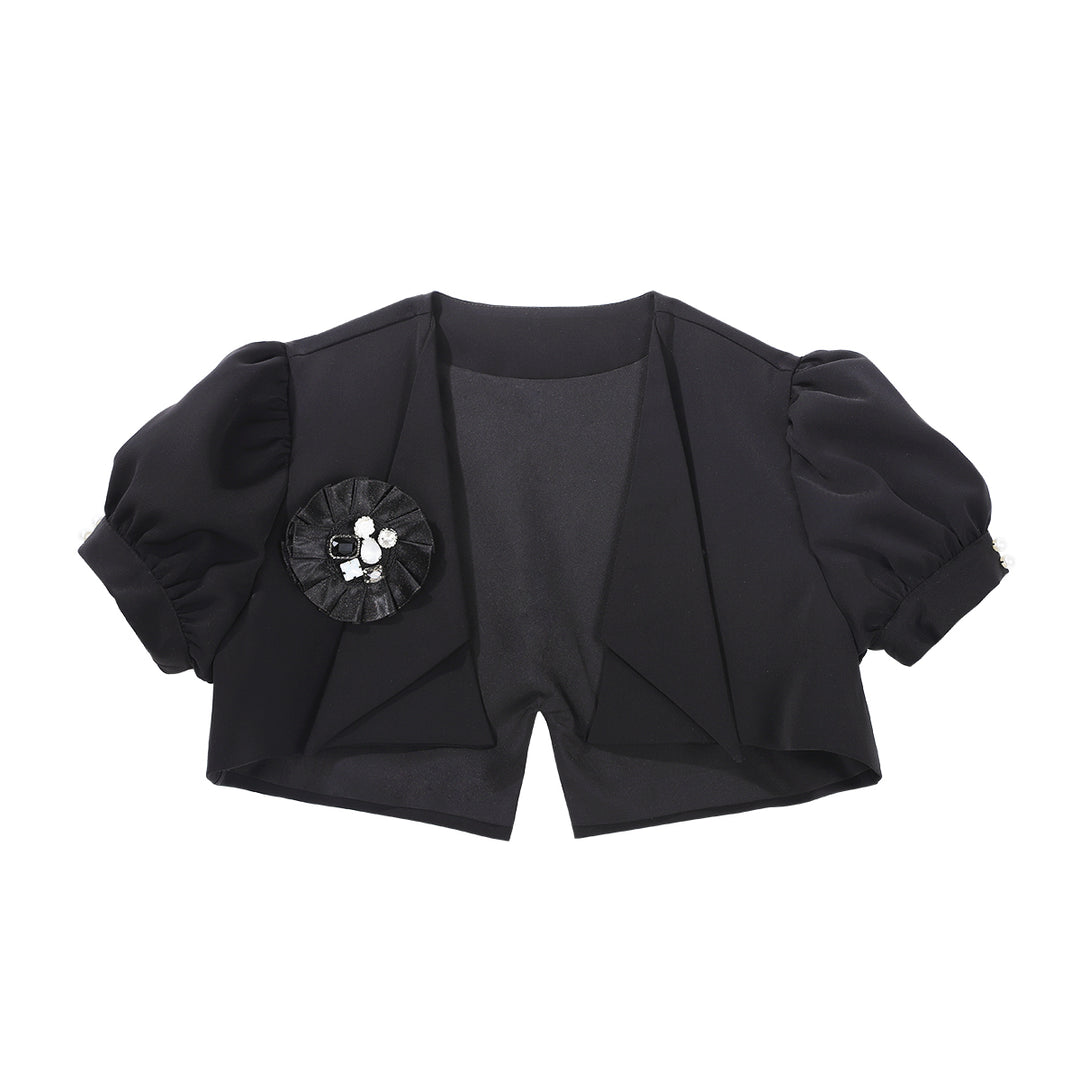 Designer's Gift~Shard Gem~Gothic Lolita Skirt Set with Sleeveless Shirt & Short Jacket Short Jacket Only S