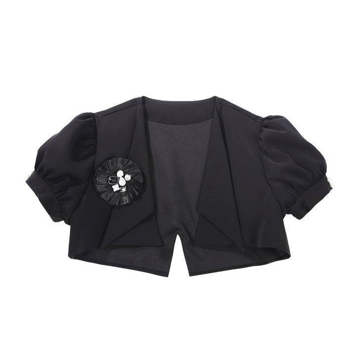 Designer's Gift~Shard Gem~Gothic Lolita Skirt Set with Sleeveless Shirt & Short Jacket Short Jacket Only S
