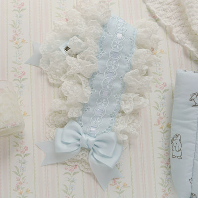 Creamy bubbles~Elegant Lolita Blue-white Hairband   