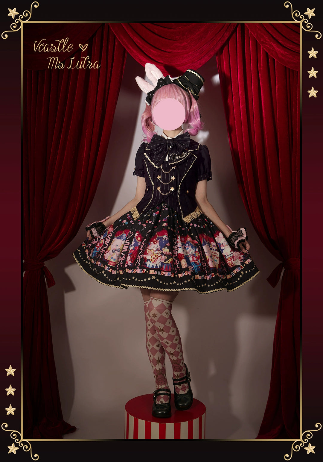 Vcastle~Circus~IP Collab Sweet Lolita Suit and Shirt