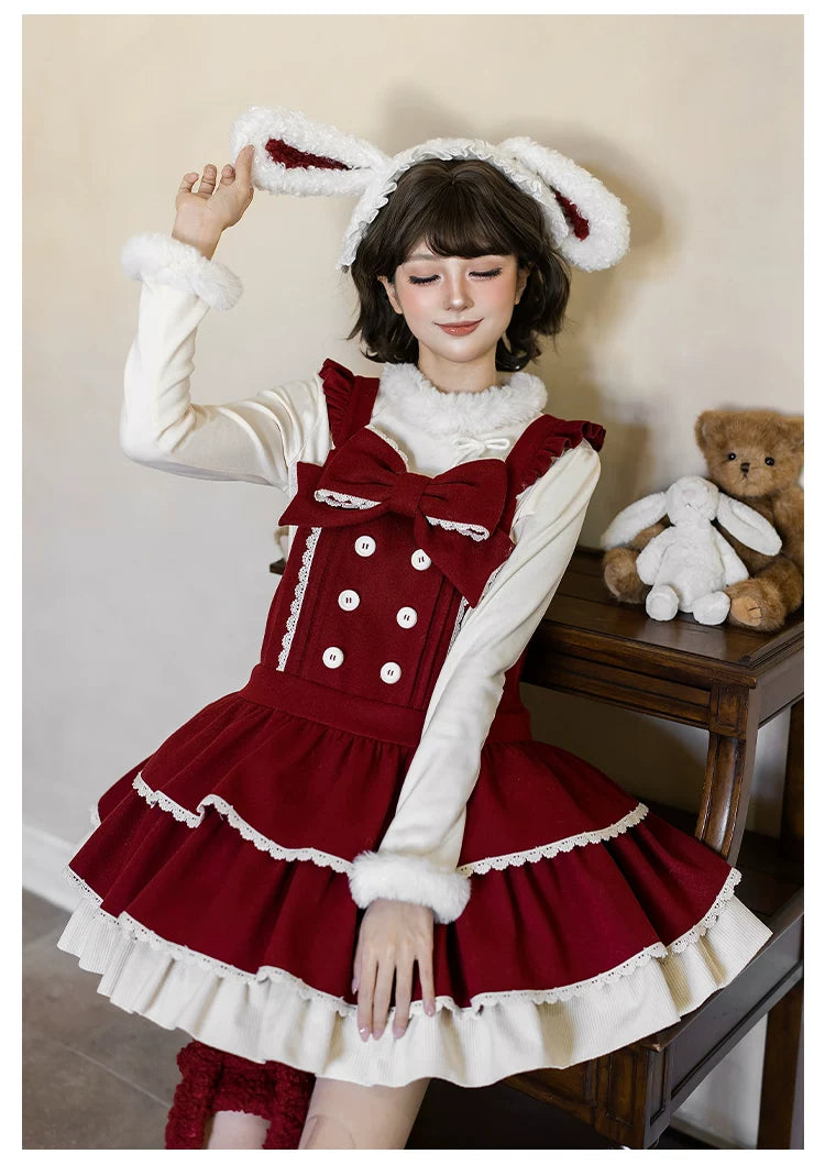 Snowlight of Tokamachi - Kawaii Lolita JSK, Animal Ear Headband 44363:806328