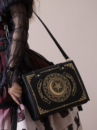 Morning Glory~The Star-Moon Grimoire~Sweet Lolita Crossbody Clamshell bag
