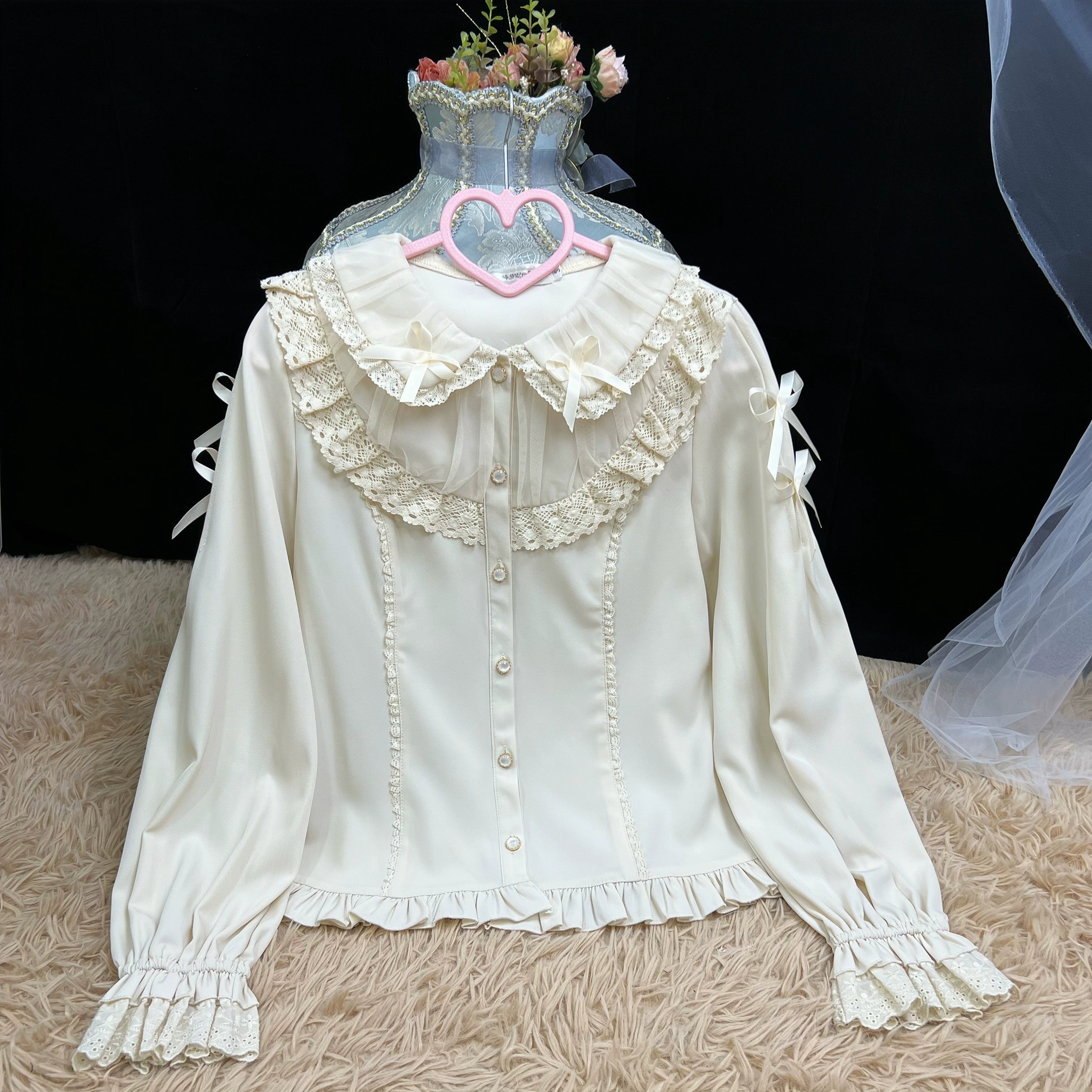 DMFS Lolita - Sweet Lolita Blouse Peter Pan Collar Shirt 40828:753168