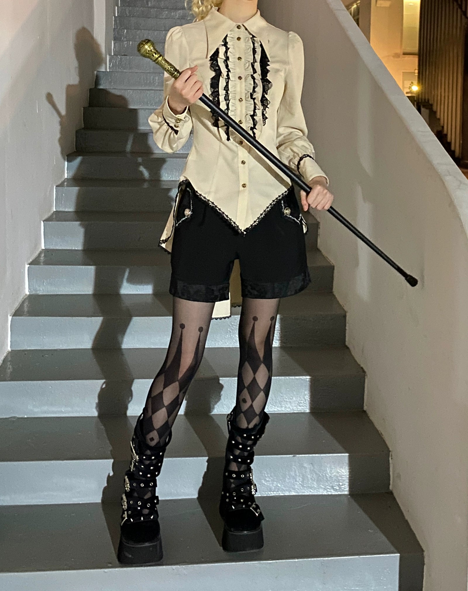 Oath of the Chapter - Ouji Lolita Suit Embroidered Prince Vest Shorts Coat 40532:661906