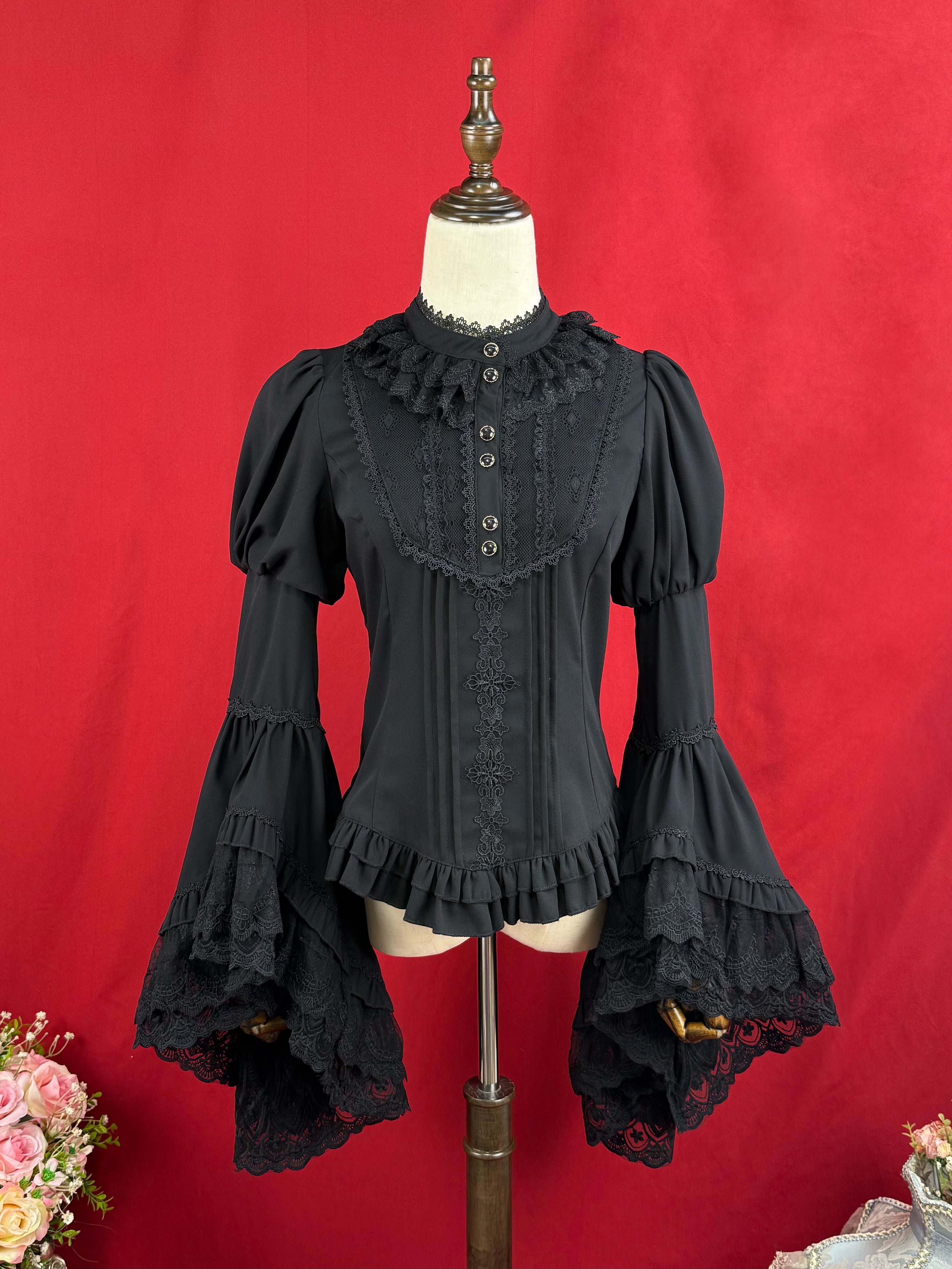 DMFS Lolita - Classic Lolita Blouse Princess Sleeves Lolita Shirt