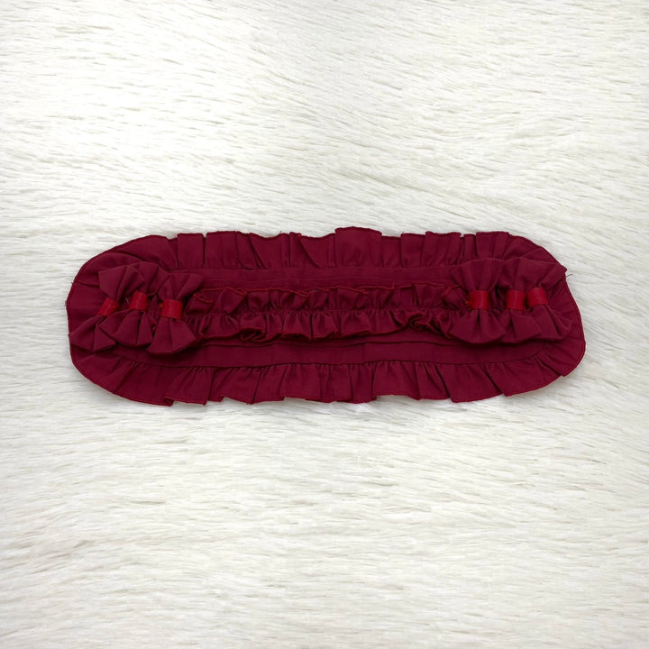Mengfuzi~LiLith Accesspry Vintage Gothic Lolita Sleeves Bonnet Hairclips wine red hairband 18332:251680