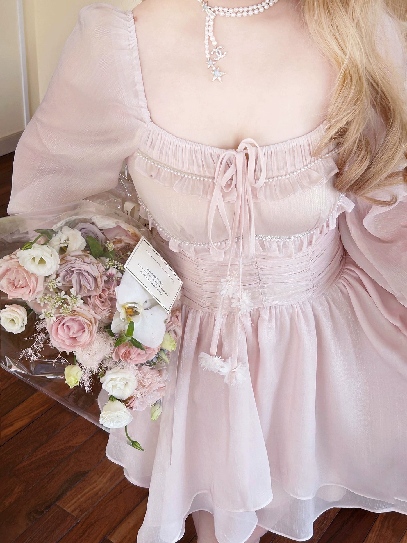 Yingtang~Sweet Plus Size Lolita OP Dress Sparkling Pink Lolita Dress   