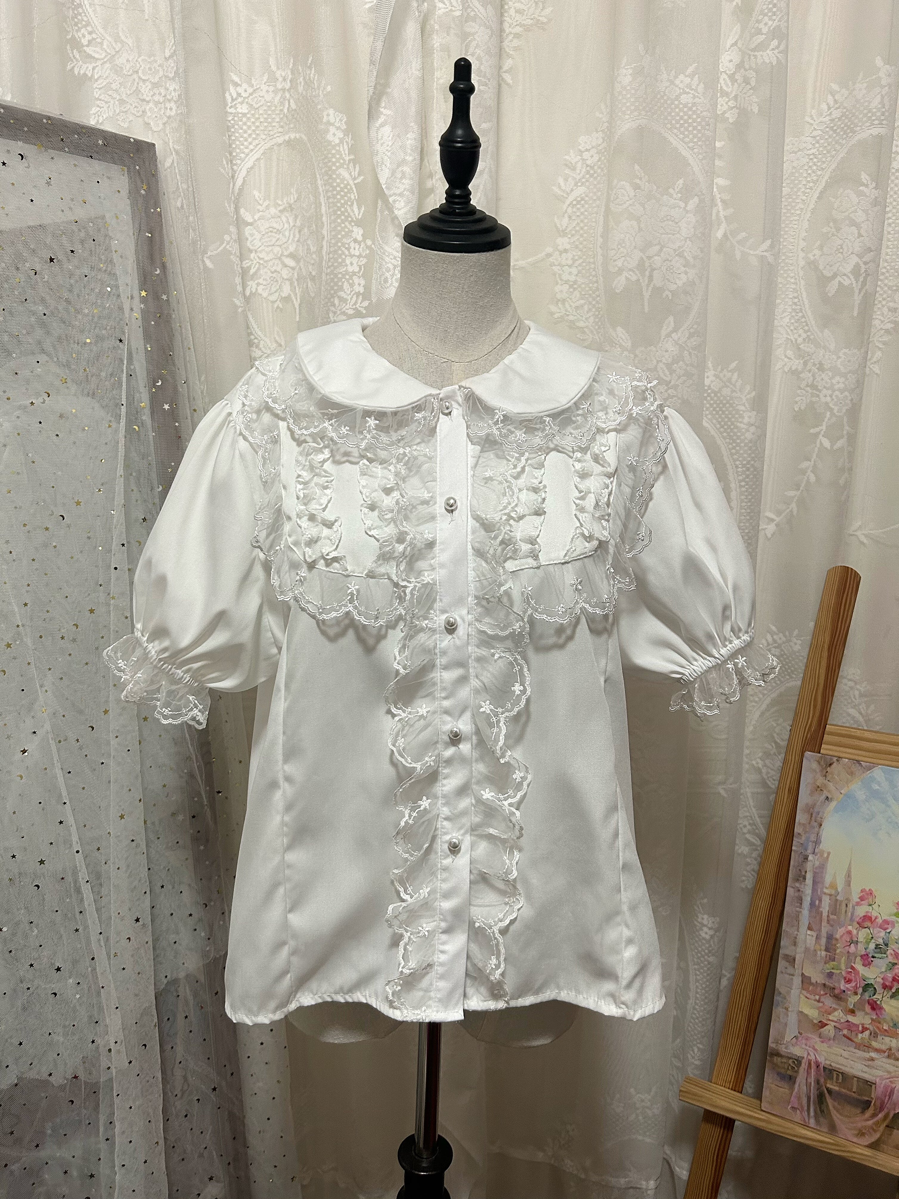 Shaoyun Weiwei - Plus Size Sweet Lolita Corset JSK Dress Set with Bows 45517:851287
