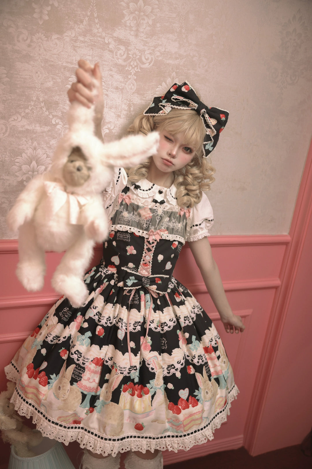 Dark Star Island~Honey Bunny Cake~Sweet Lolita JSK/OP/Strap SK/Shirt 39864:638794