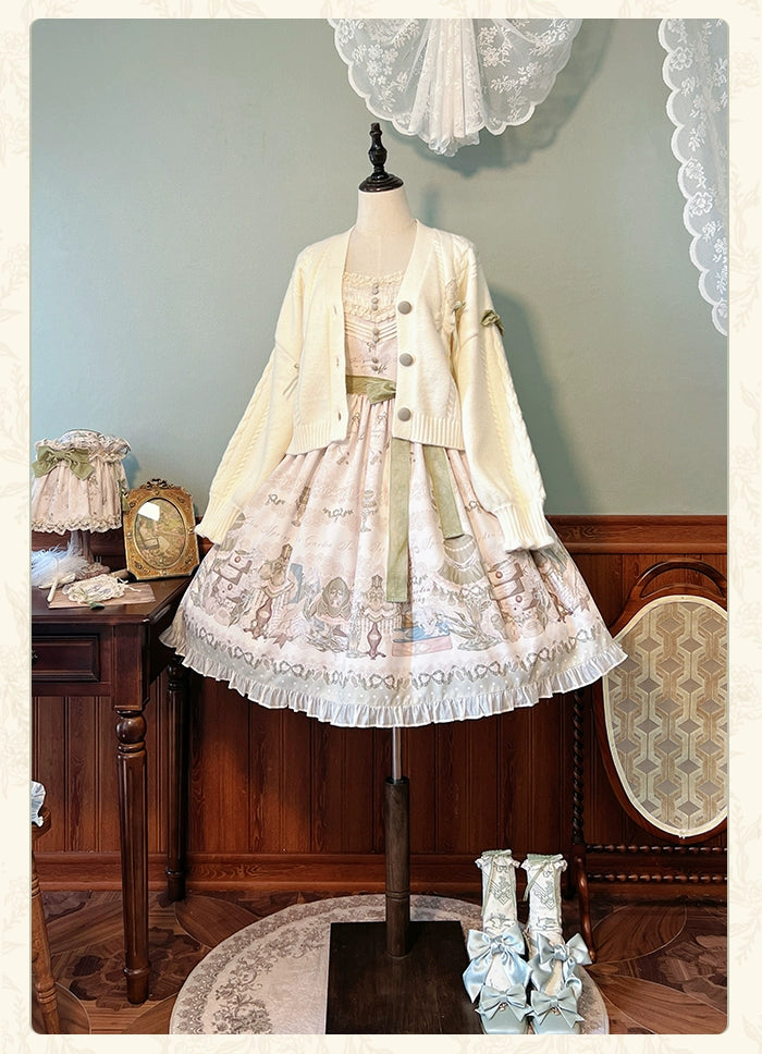 Alice Girl~Iris Study Room~Classic Lolita Cardigan Elegant Lolita Outwear   