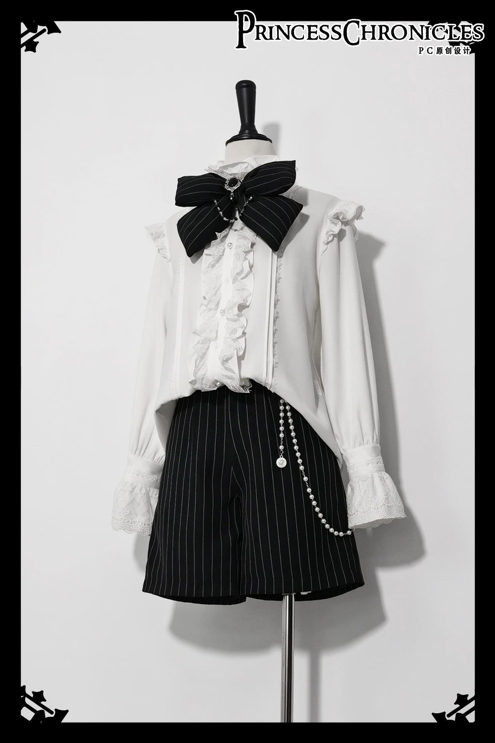 Princess Chronicles - Rabbit Theater - Ouji Lolita Blouse and Shorts Set