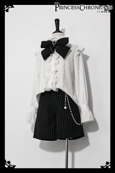 (Buy for me)Princess Chronicles~Rabbit Theater~Ouji Lolita Blouse and Shorts Set   