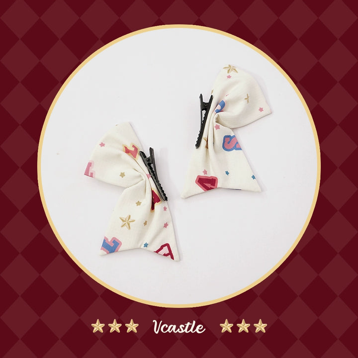 Vcastle~Circus~IP Collab Sweet Lolita Accessories Circus Lolita Headdress Apricot clips(a pair) only