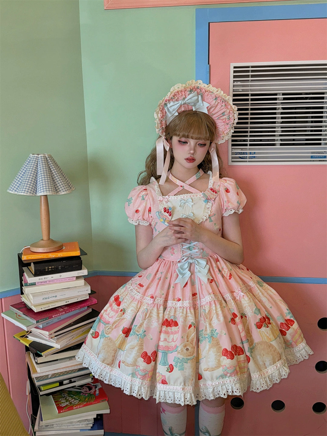 Dark Star Island~Honey Bunny Cake~Sweet Lolita JSK/OP/Strap SK/Shirt 39864:638958