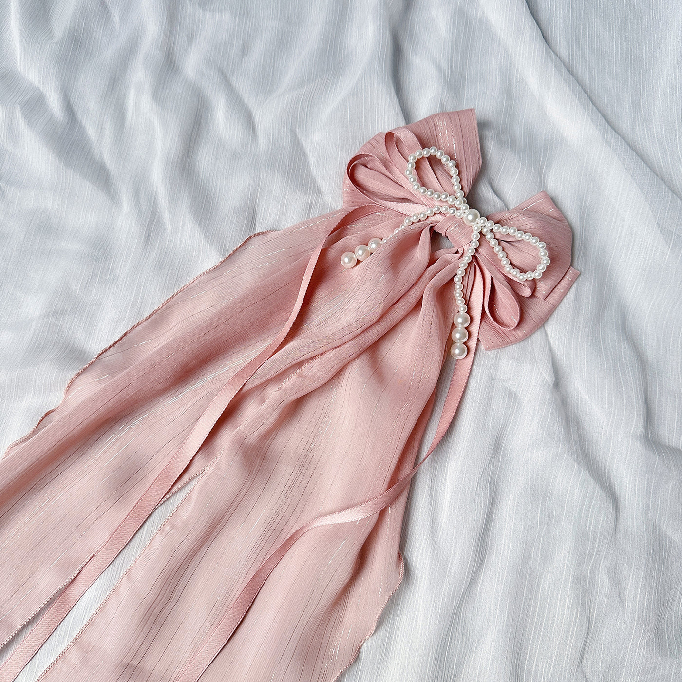 ZJstory~Elegant Lolita Accessory Handmade free size pink side clip 