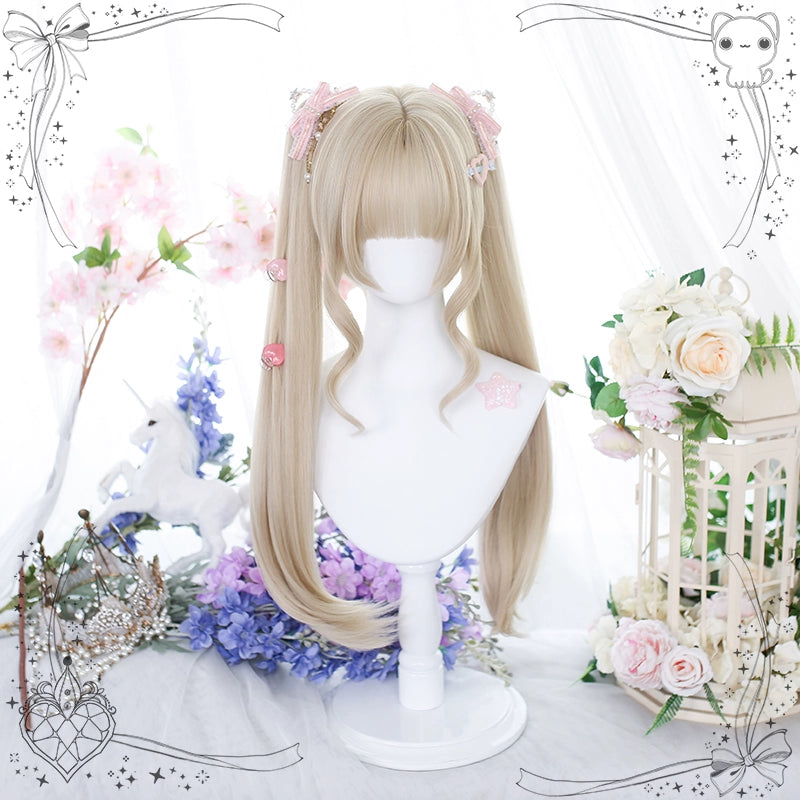 Dalao Home - Princess Lolita Blonde Wig with Ponytails (Blonde) 44257:800520