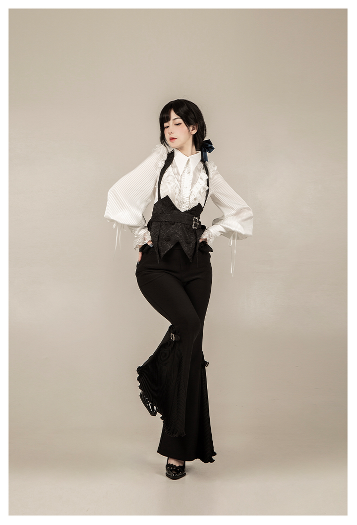 With PUJI~Hunter of Gold~Ouji Lolita Shorts/Pants Outfit Twins Set