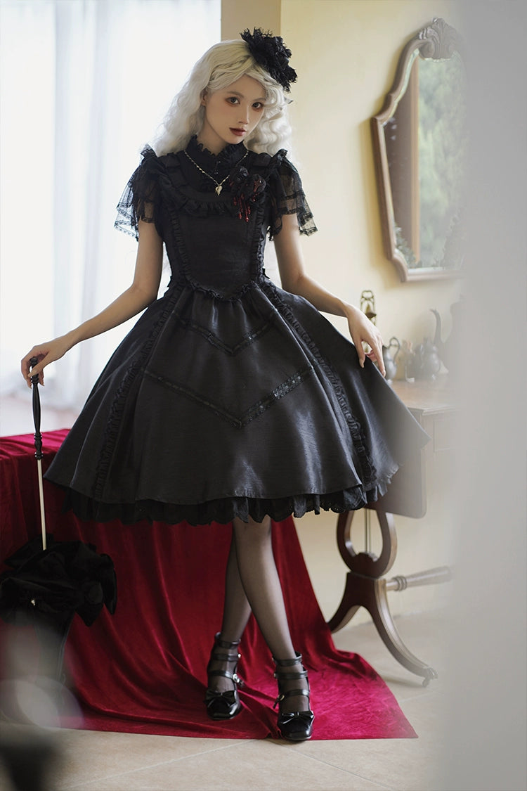 LittlePlum~Gothic lolita JSK Dress Solid Color 33734:436140