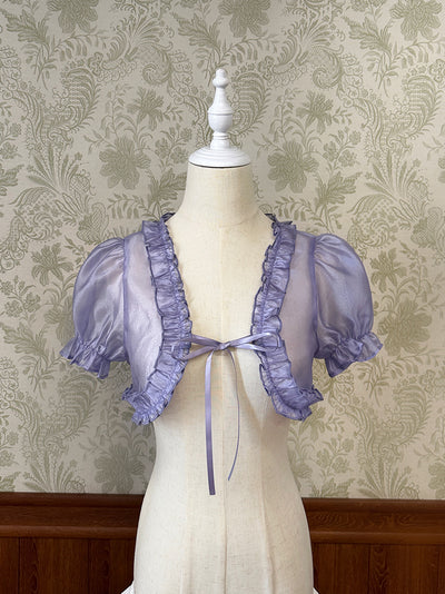 Alice girl~Heart~Elegant Lolita Bolero Short Outerwear Multicolors purple XS 