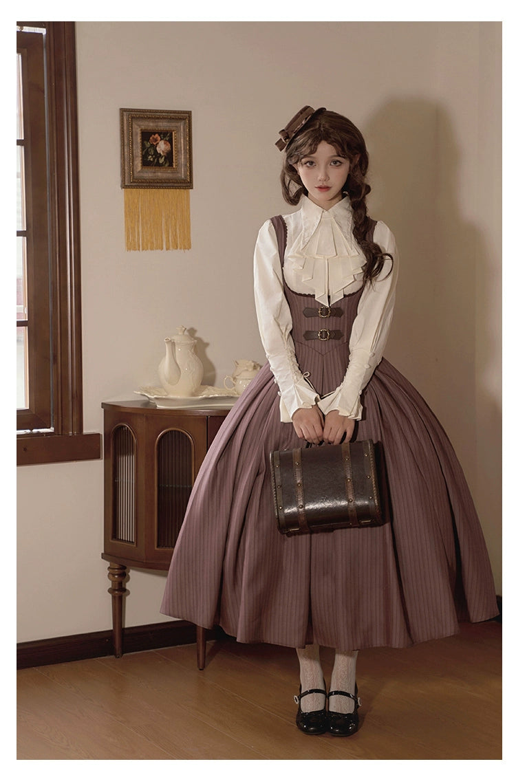 With PUJI~Ouji Lolita Shirt Bust-supporting JSK Dress 40000:647808