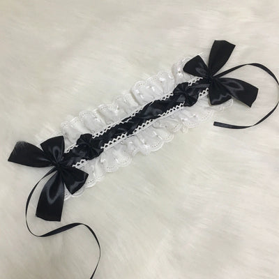 (BFM)BeiBei Handmade~Kawaii Lolita Cuffs Hand Sleeves Lace Bracelet   