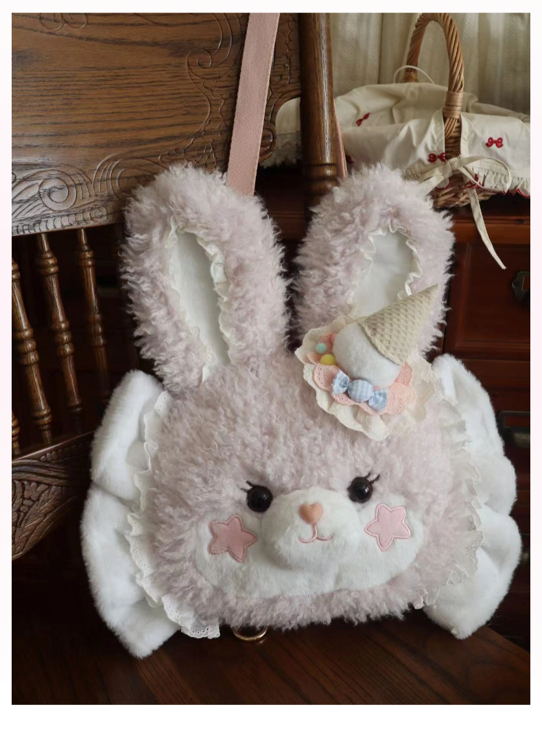 Loris - Solid Lolita Tote Bag With Large Capacity Customized Color