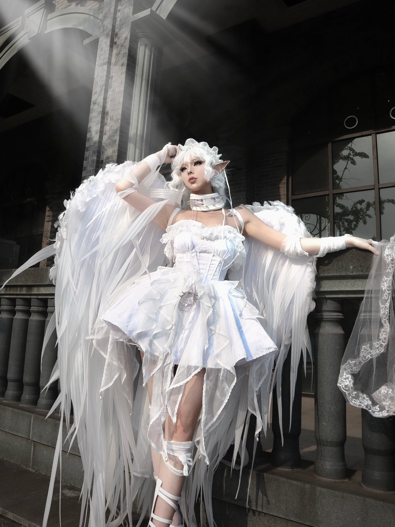 (Buyforme)Kiko Lolita~Elegant  Balletcore Corset Princess Lolita JSK   
