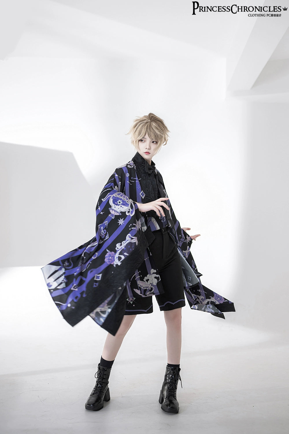 Princess Chronicles - Summer Cool Prince Print Loose Shirt