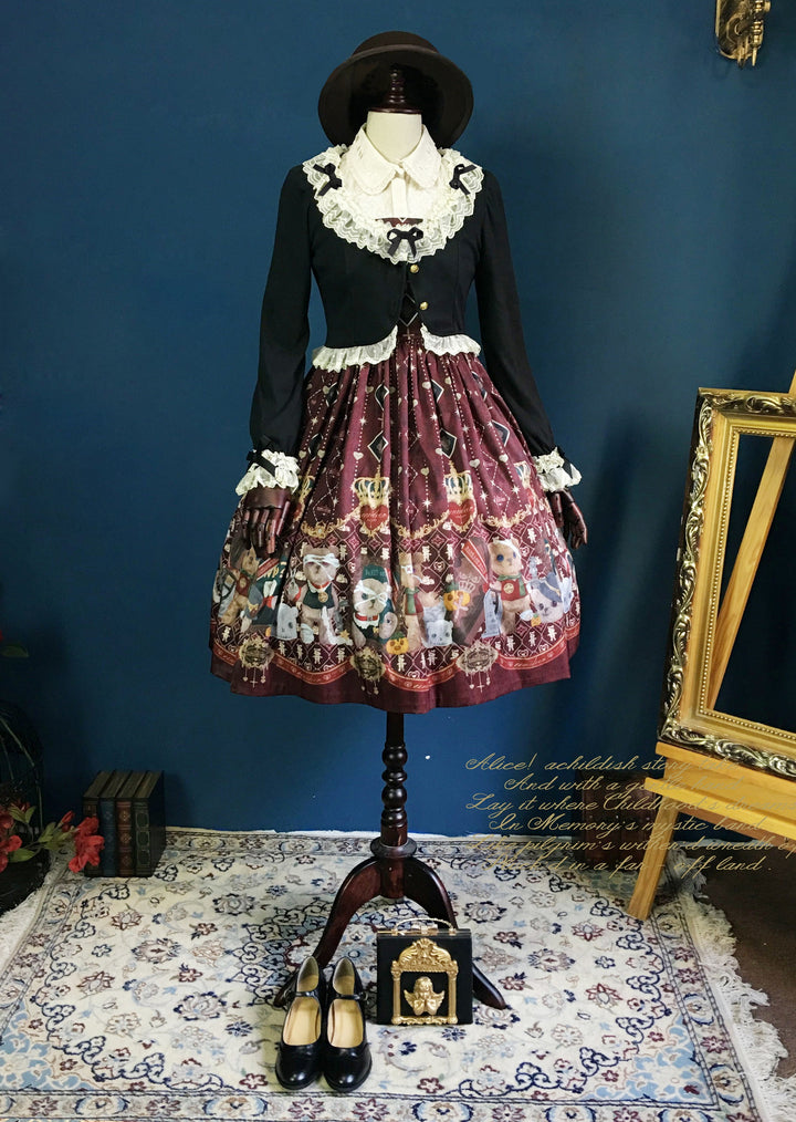 Unideer~Prelude~Elegant Lolita Bolero Jacket with Lace Ruffle Frill 42518:743579