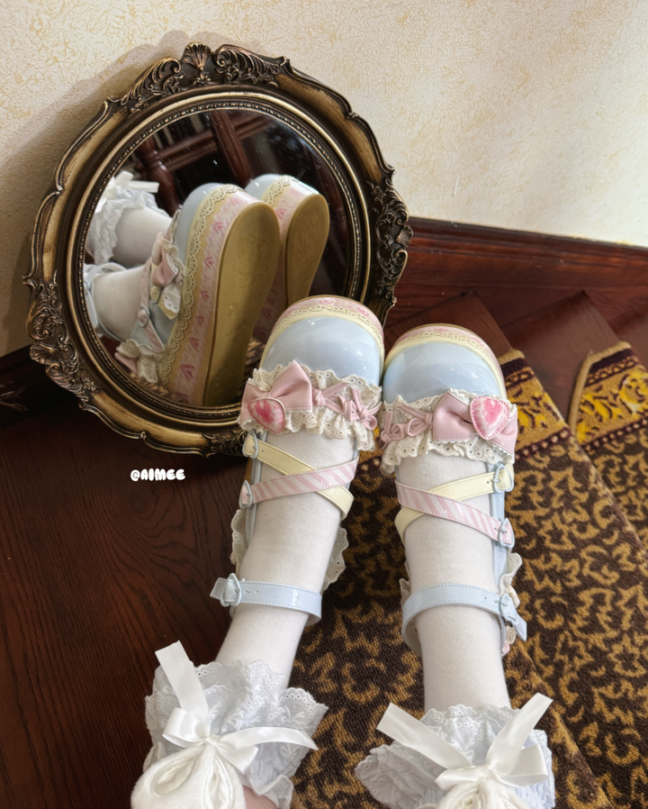 Aimee~Sweet Lolita Shoes High Platform Lolita Shoes 40994:683054