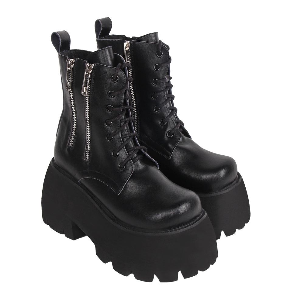 Pupujia~Punk Lolita High Heel Platform Shoes Customized   