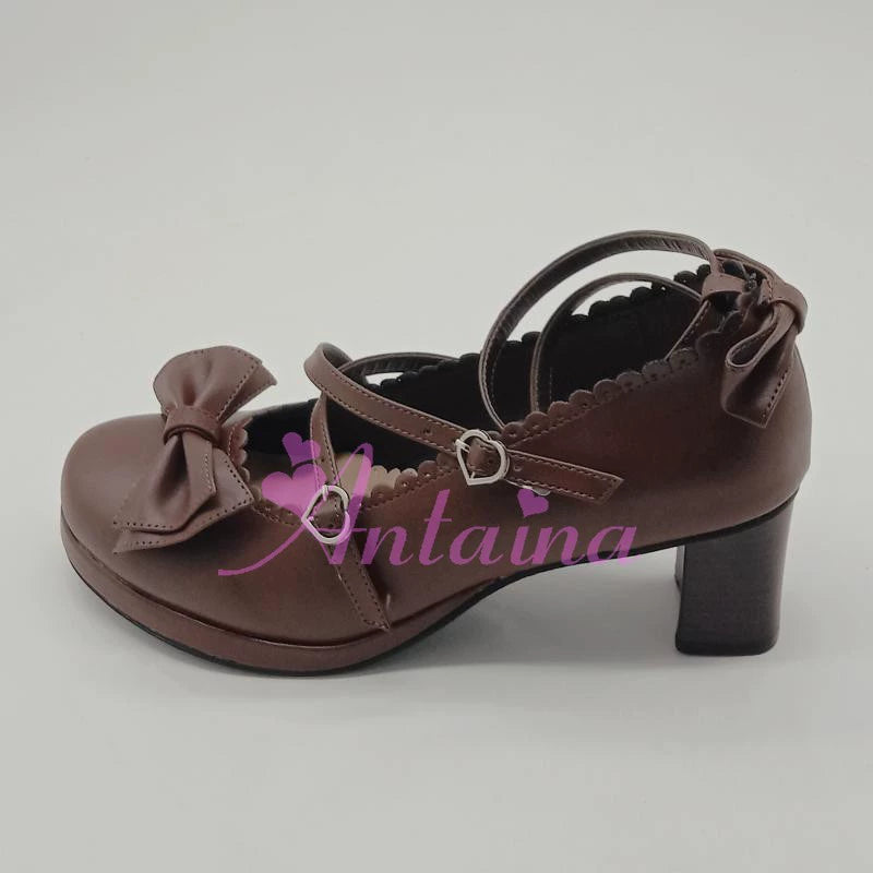 Antaina~Lolita Tea Party Heels Shoes Size 37-40 4046:573906