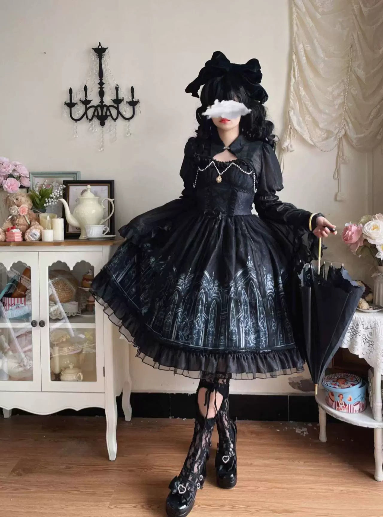 Sugar Girl - Silent Night Church - Gothic Lolita JSK Dress & Bolero 43927:789854