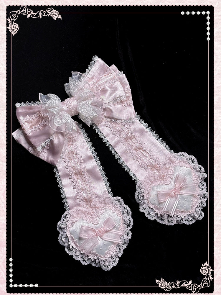 Shuang Sheng Xiao Xiong - Heart of Love - Lace Sweet Lolita Accessory Set 44308:803593