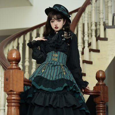 (Buyforme)Miss Point~Custom-Made Lolita Elegant Stand Collar Lolita Shirt   