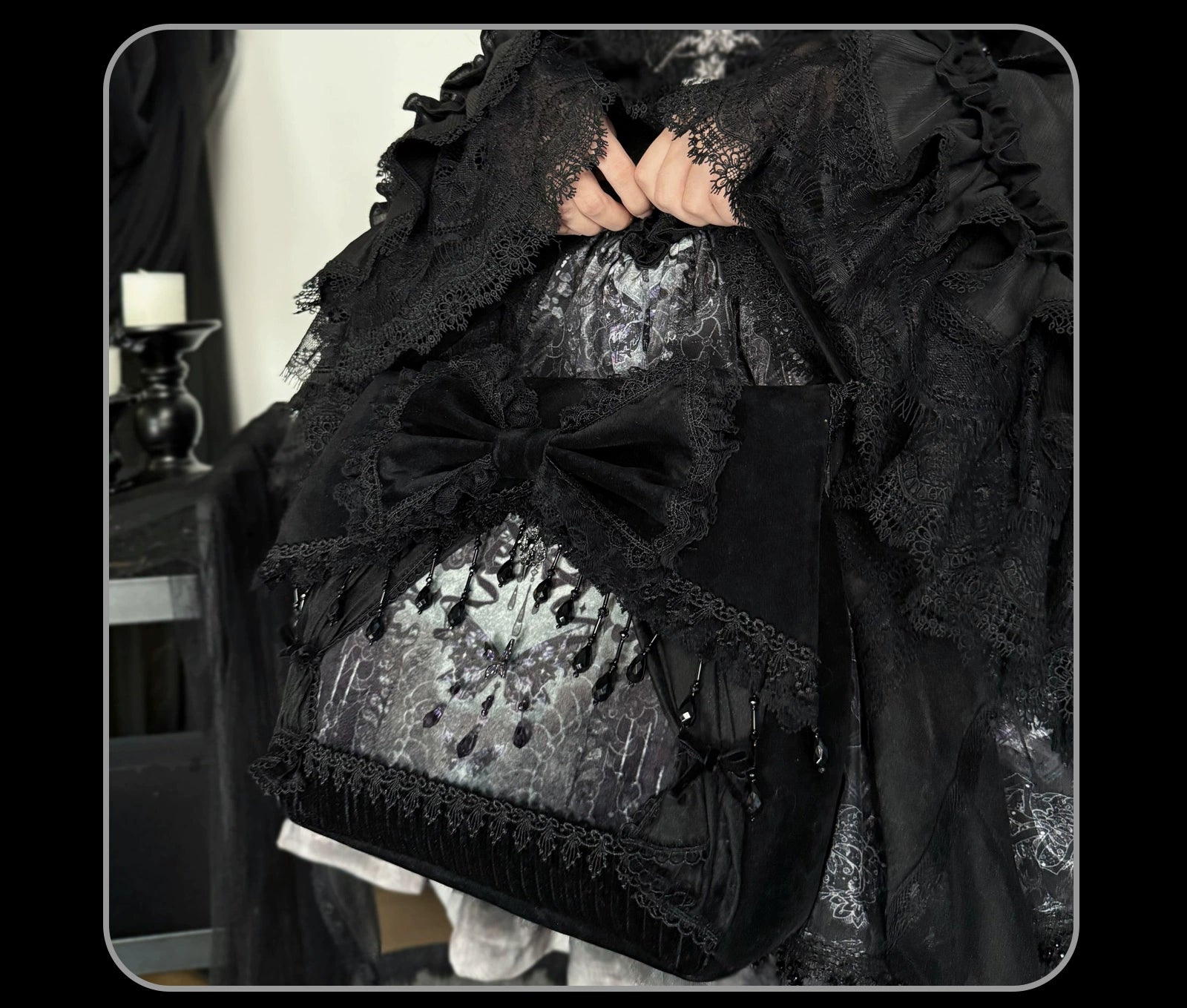 Susin Lolita - Bone-Eroded Butterfly - Gothic Lolita Headdress & Accessories 44052:793599