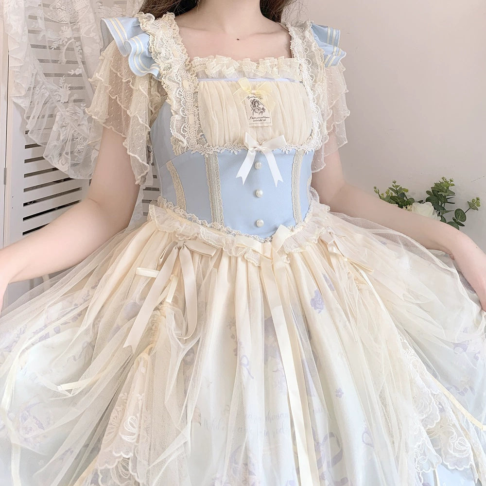 Yuexi - Plus Size Lolita Blouse Versatile Daily Loose Shirt