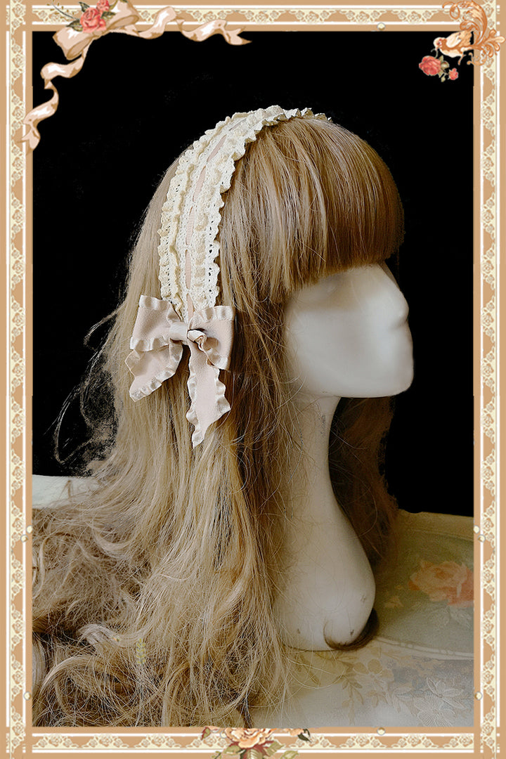 Infanta~Waltz~Classic Lolita JSK Tiered Dress with Bunny Ear Blouse Hairband only (free size / Choose M) S