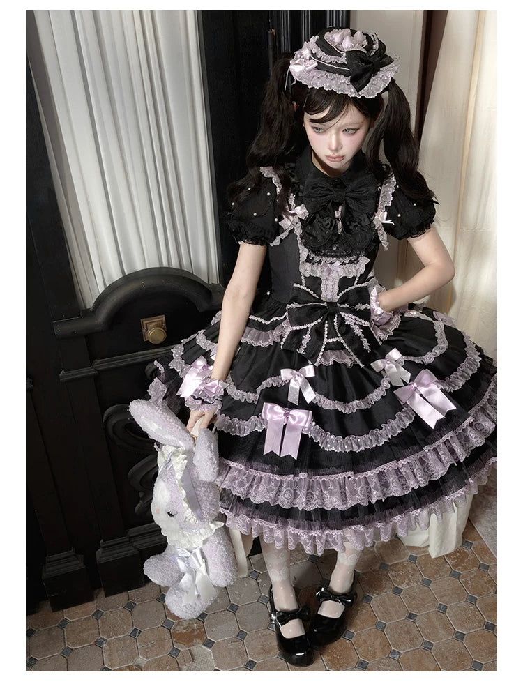 Strawberry Angel - Sweet Lolita JSK Dress, Detachable Sleeves 44452:808854